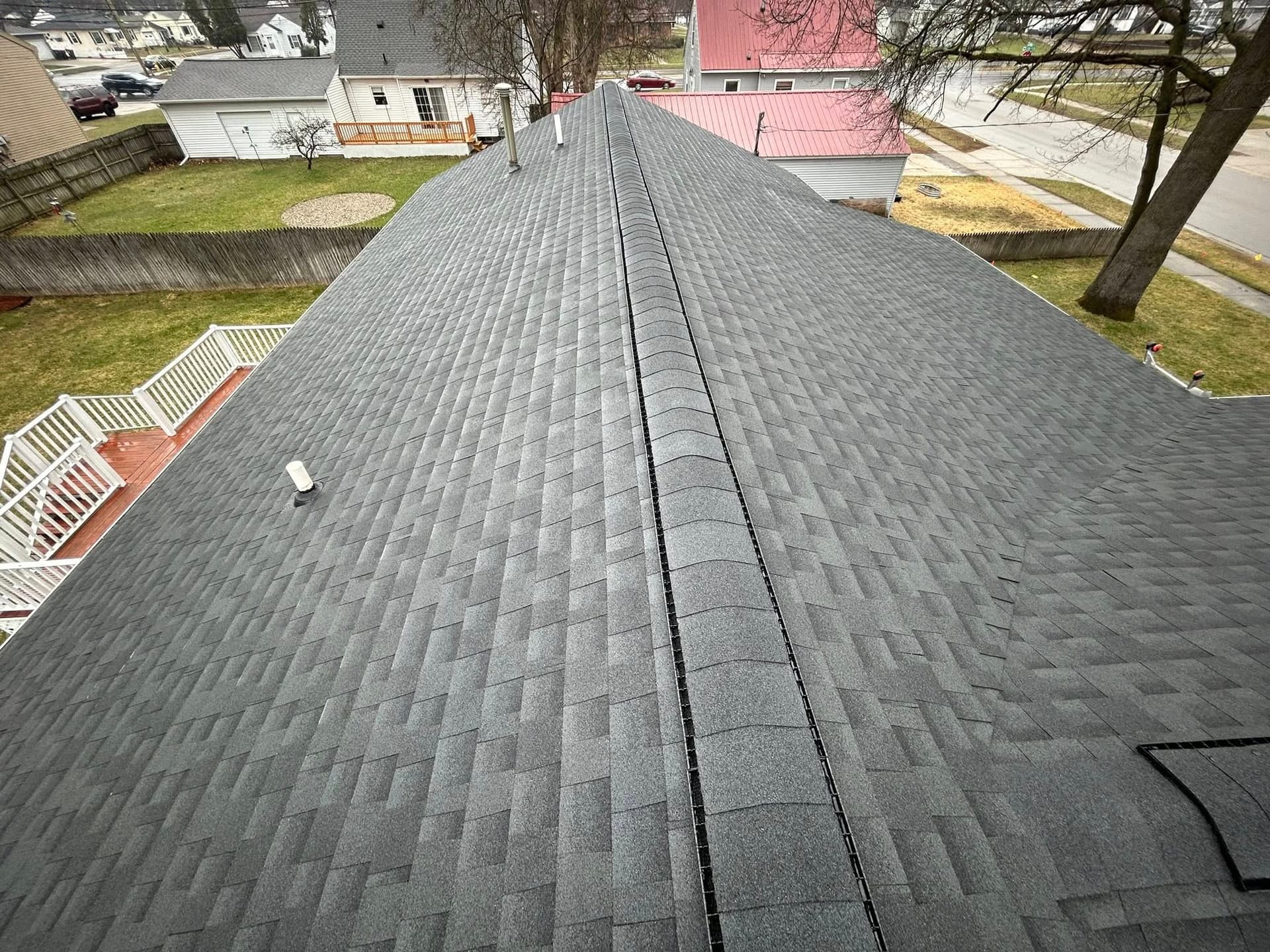 Roof view — May 9, 2025 project