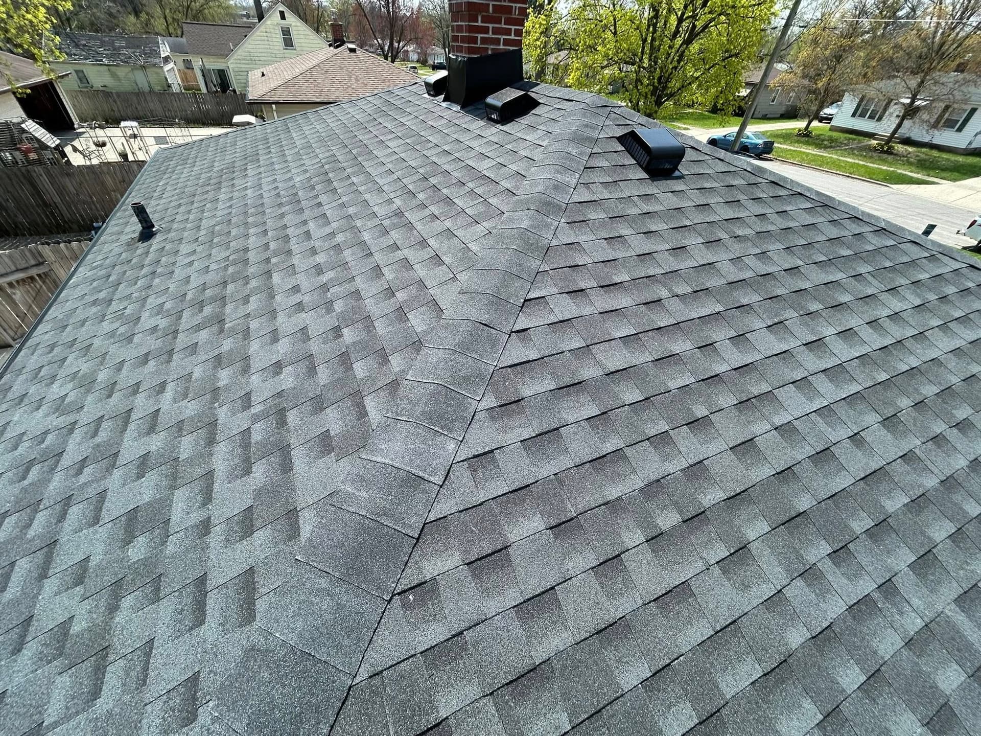 Roof view — May 15, 2025 project