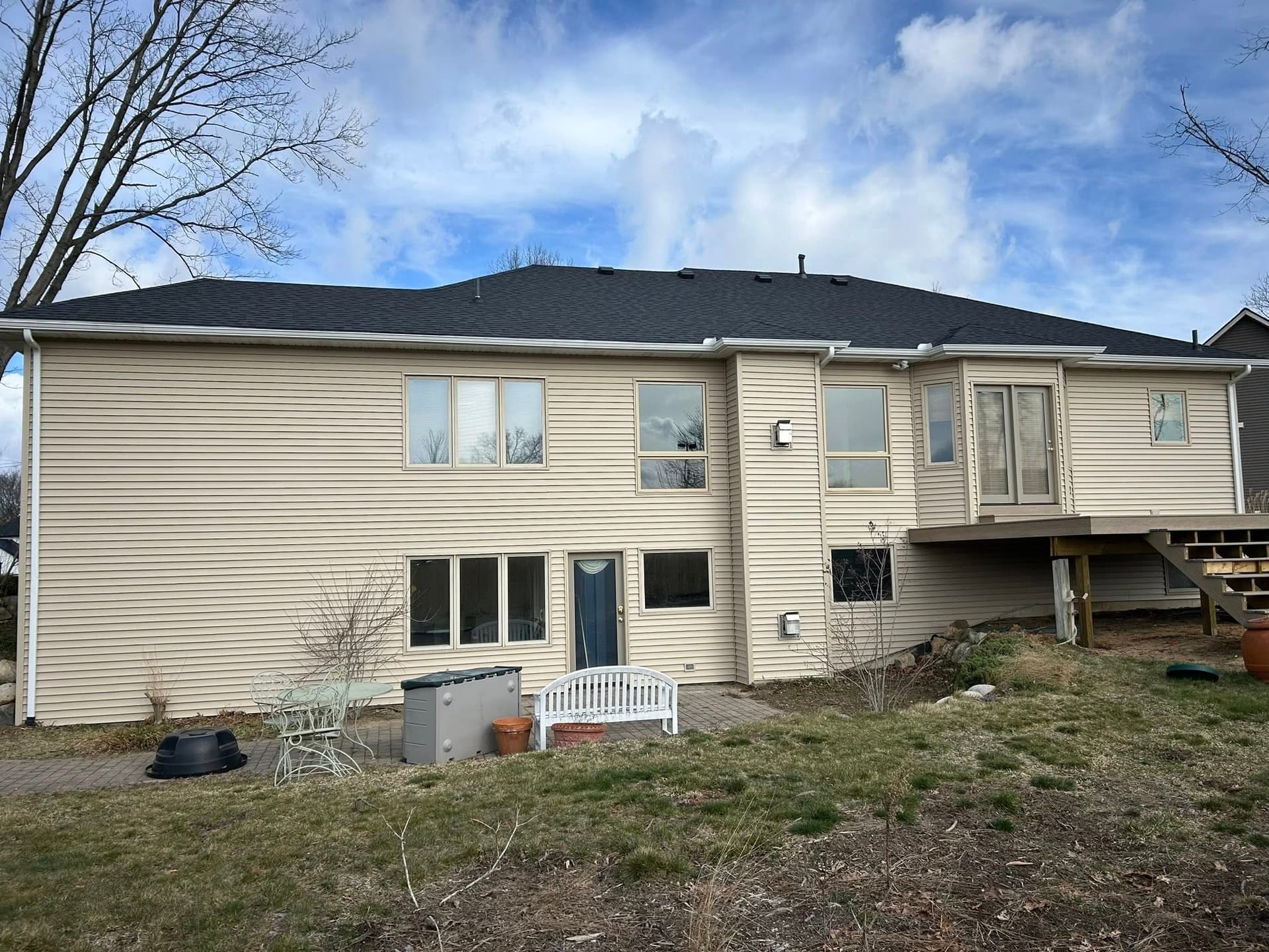 Back angle 2 — siding April 2025